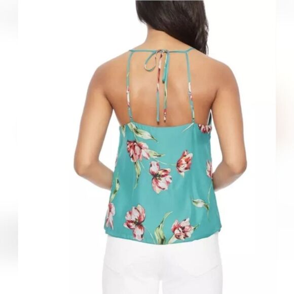 NWT Parker Harlow Top in Teal Magnolia - Picture 4 of 9